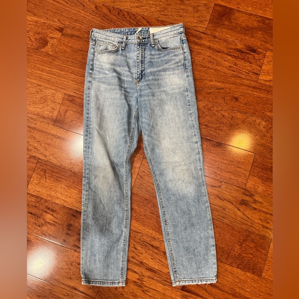 Rag and Bone Nina High Waist Ankle Cigarette Jeans 25